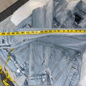 Abercrombie & Fitch Light Wash Blue Denim Jean Jacket
